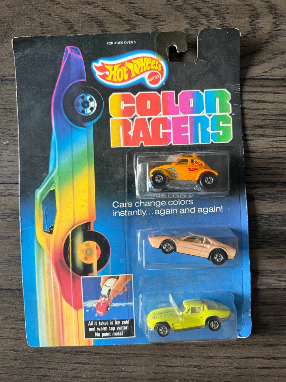 Hot Wheels  Color Racers II 3 Pack Factory Sealed Street Beast Corvette Bug